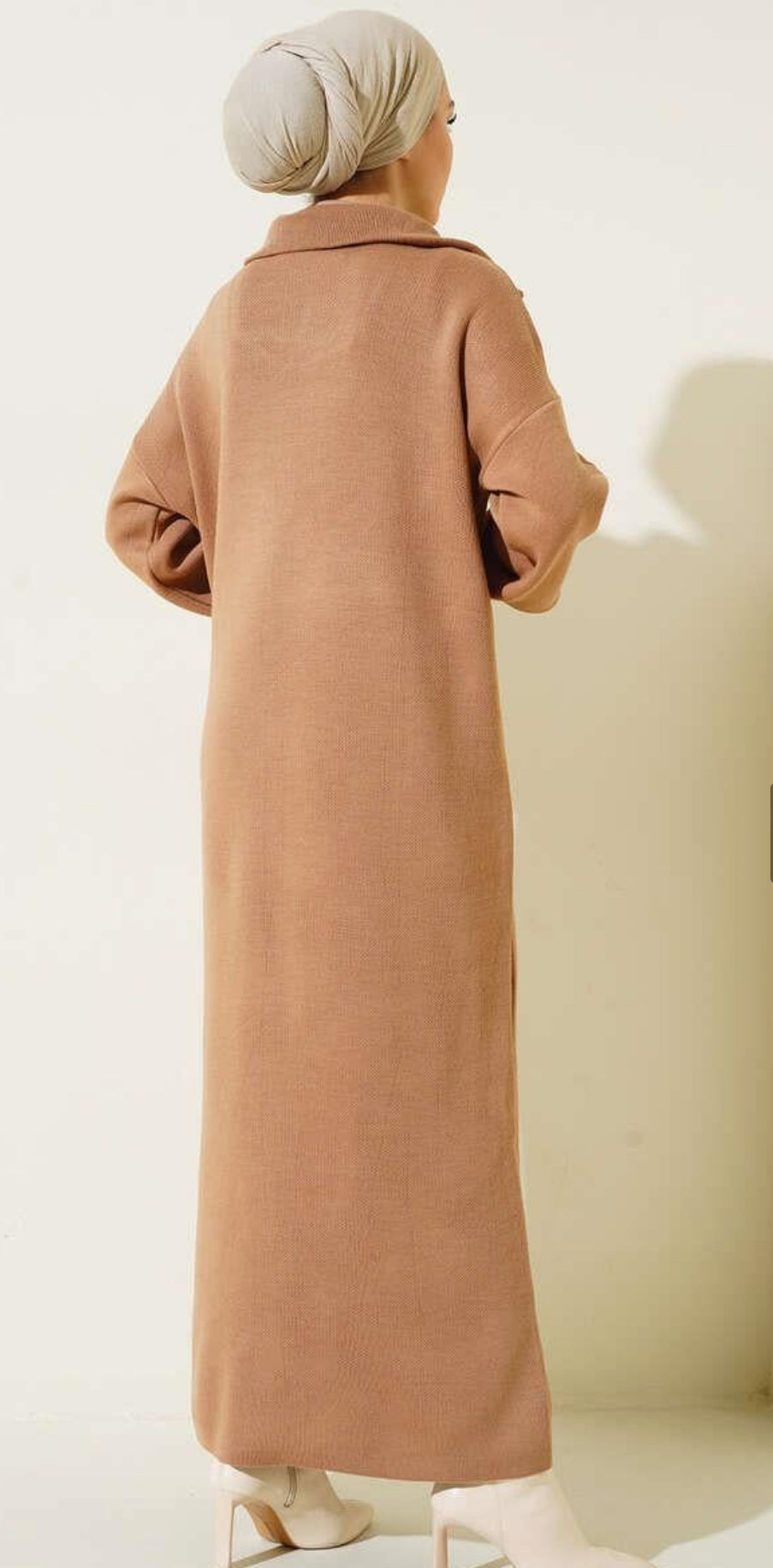 HC knitwear dress-latte