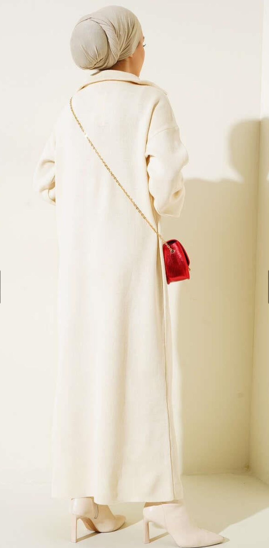 HC knitwear dress-cream