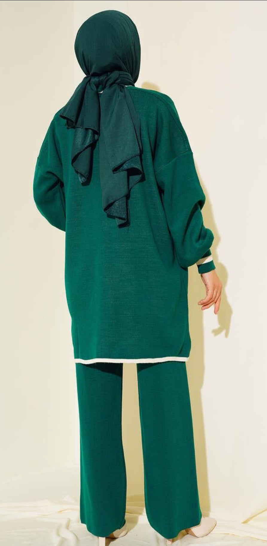 HC Three piece knitwear set -green