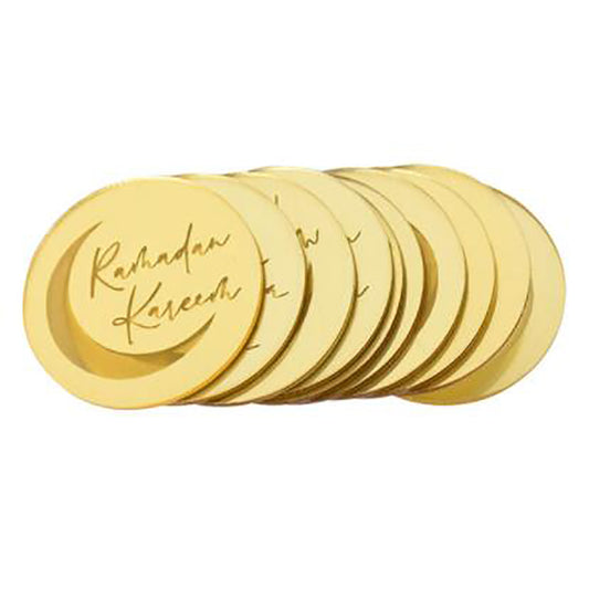 2024 Ramadan acrylic discs-2 colours (set of 10)