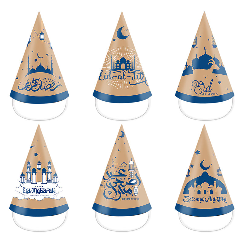 2024 Eid party hats (6 pieces )