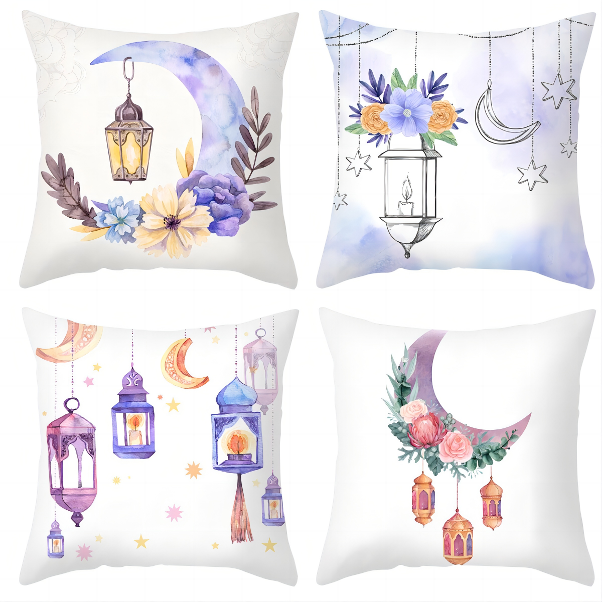 2024 Ramadan/eid pastel cushions cover set