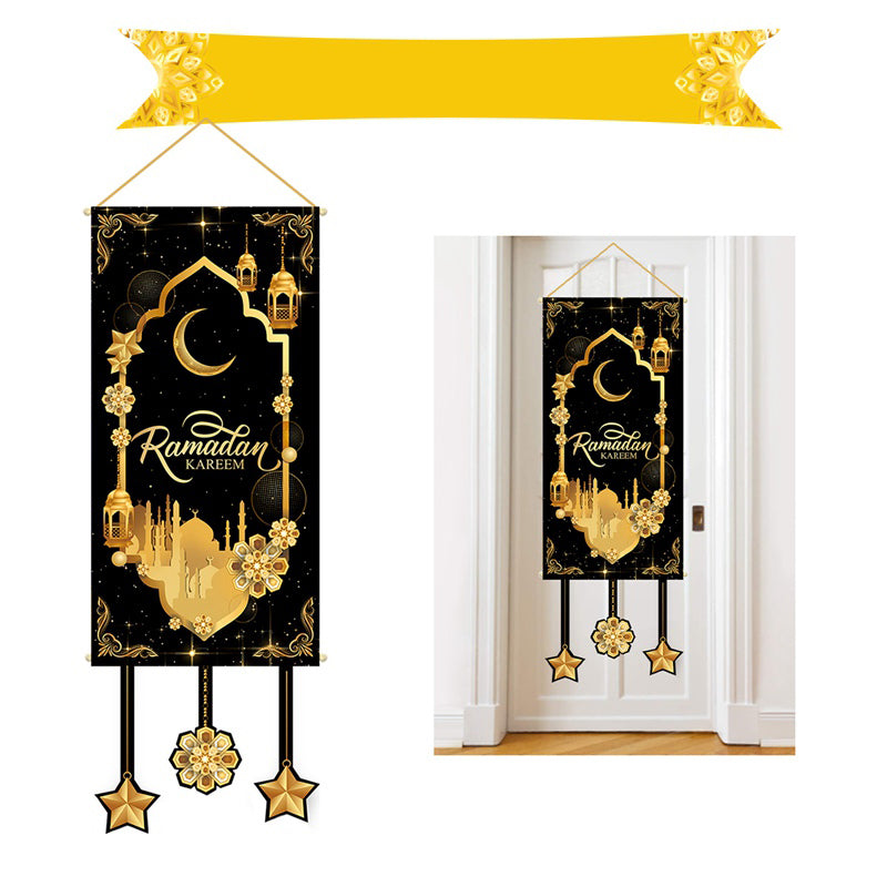 2024 Ramadan mubarak wall hanging (2 colours)