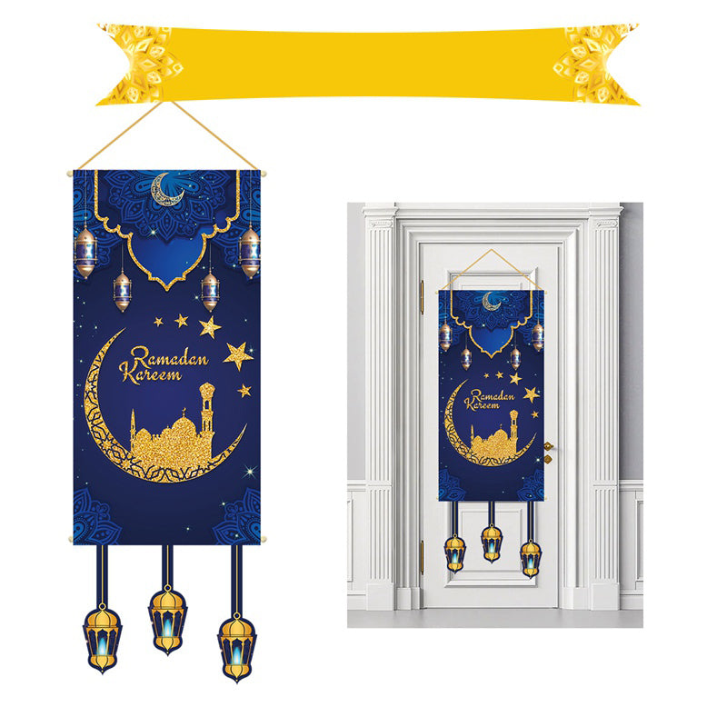 2024 Ramadan mubarak wall hanging (2 colours)