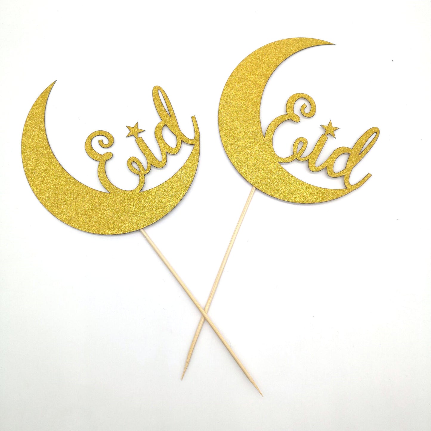 Eid floral arrangement glitter card pick