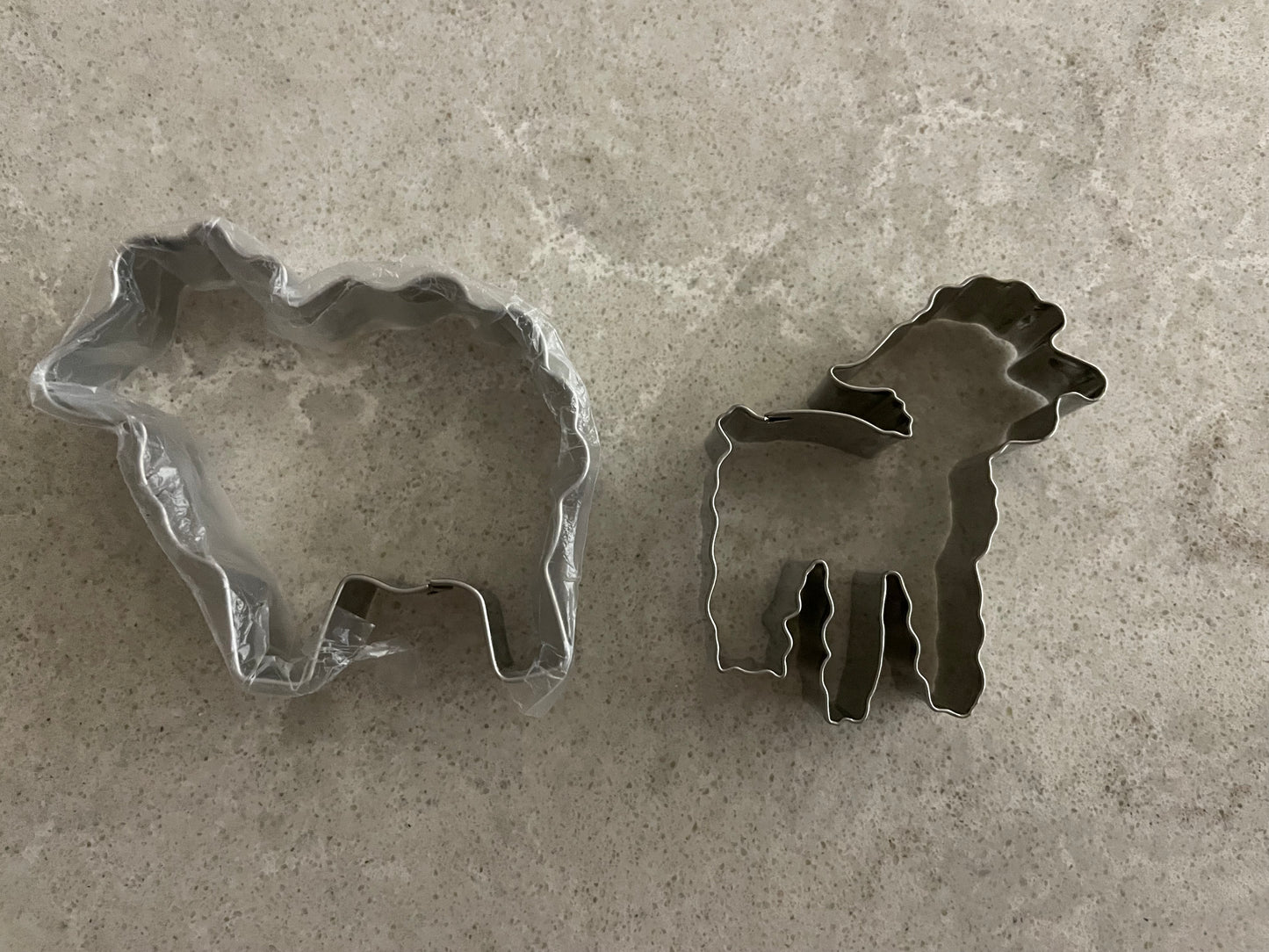 Sheep cookie cutters set of 2