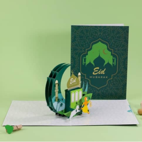 Eid pop up card