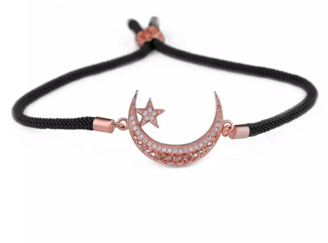 Star crescent slider bracelet (5 colours)