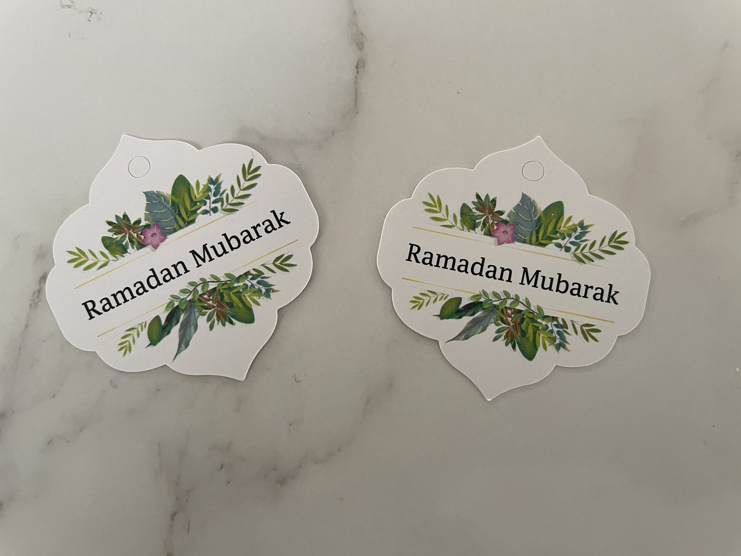 Ramadan Mubarak lantern gift tags (last 29 pieces)