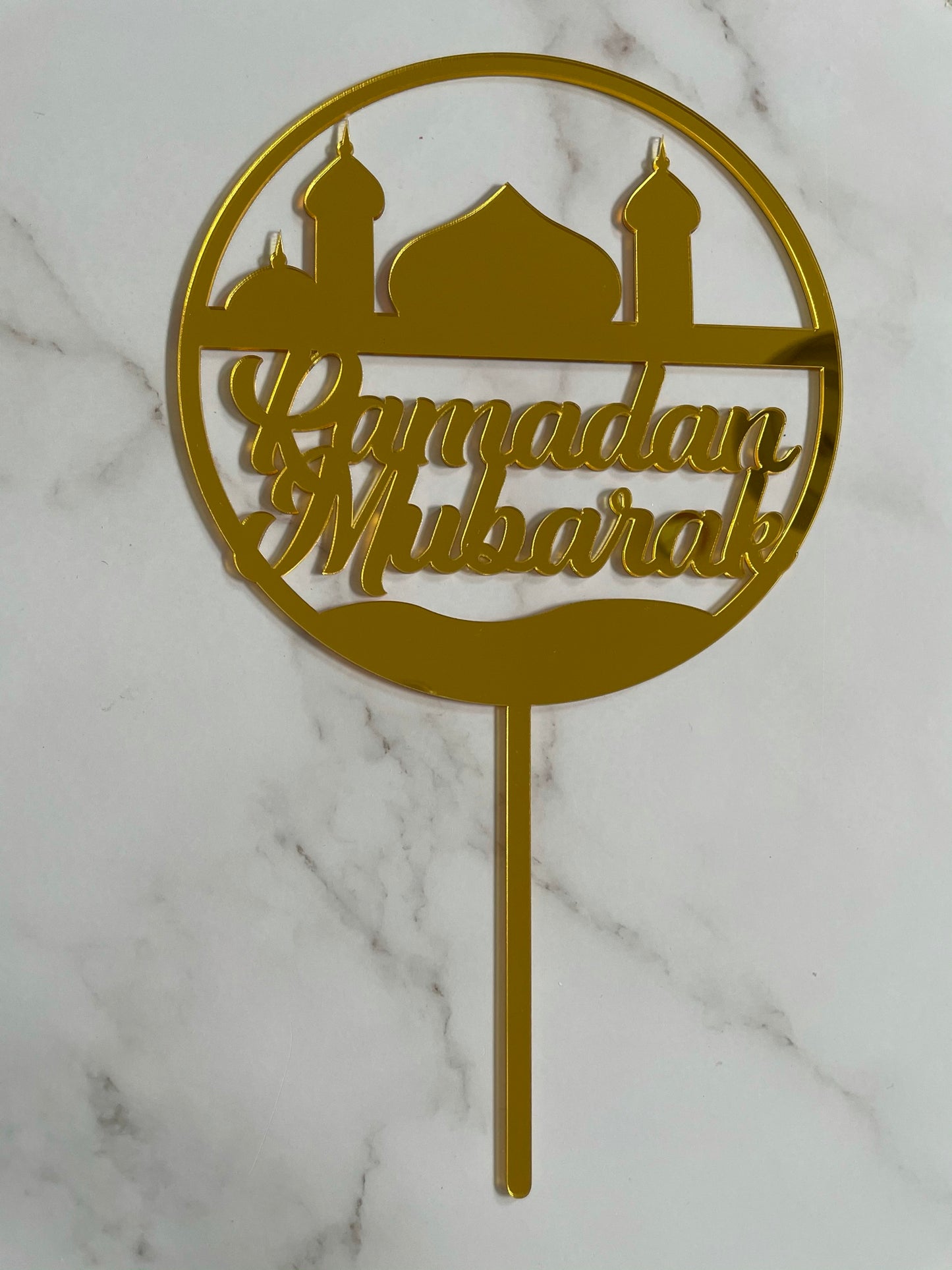 Ramadan Mubarak Cake Topper