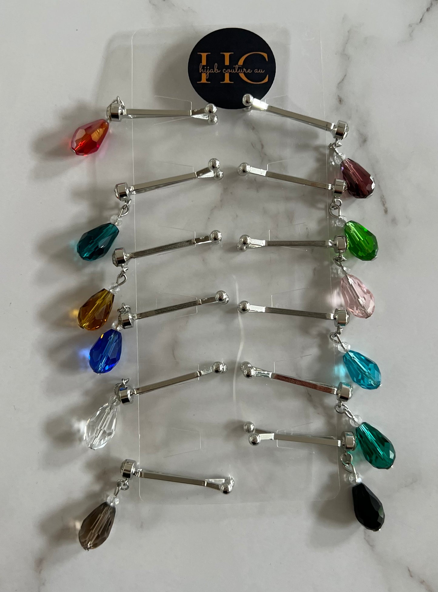 HC "Pinless" hijab pins