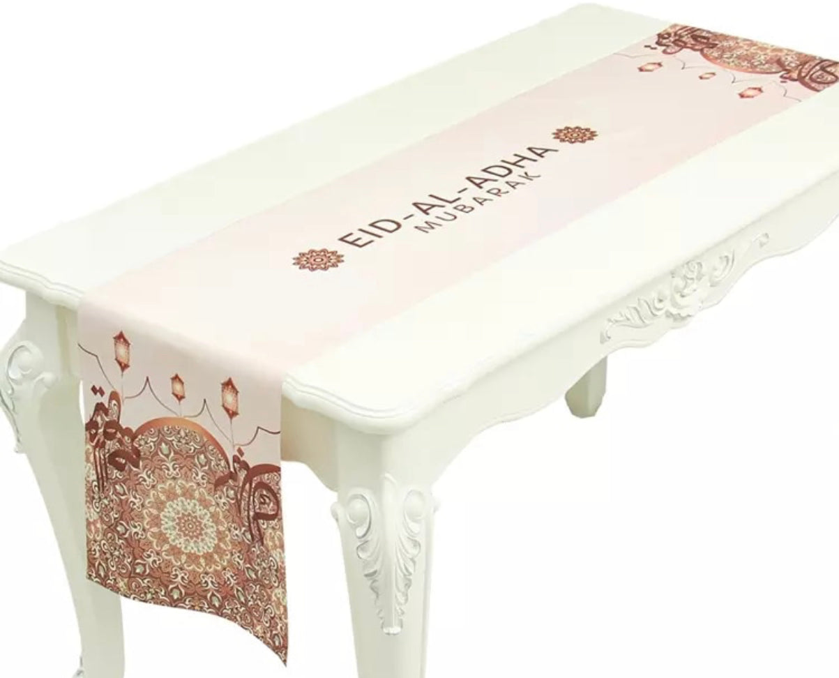 Eidul Adha beige table runner