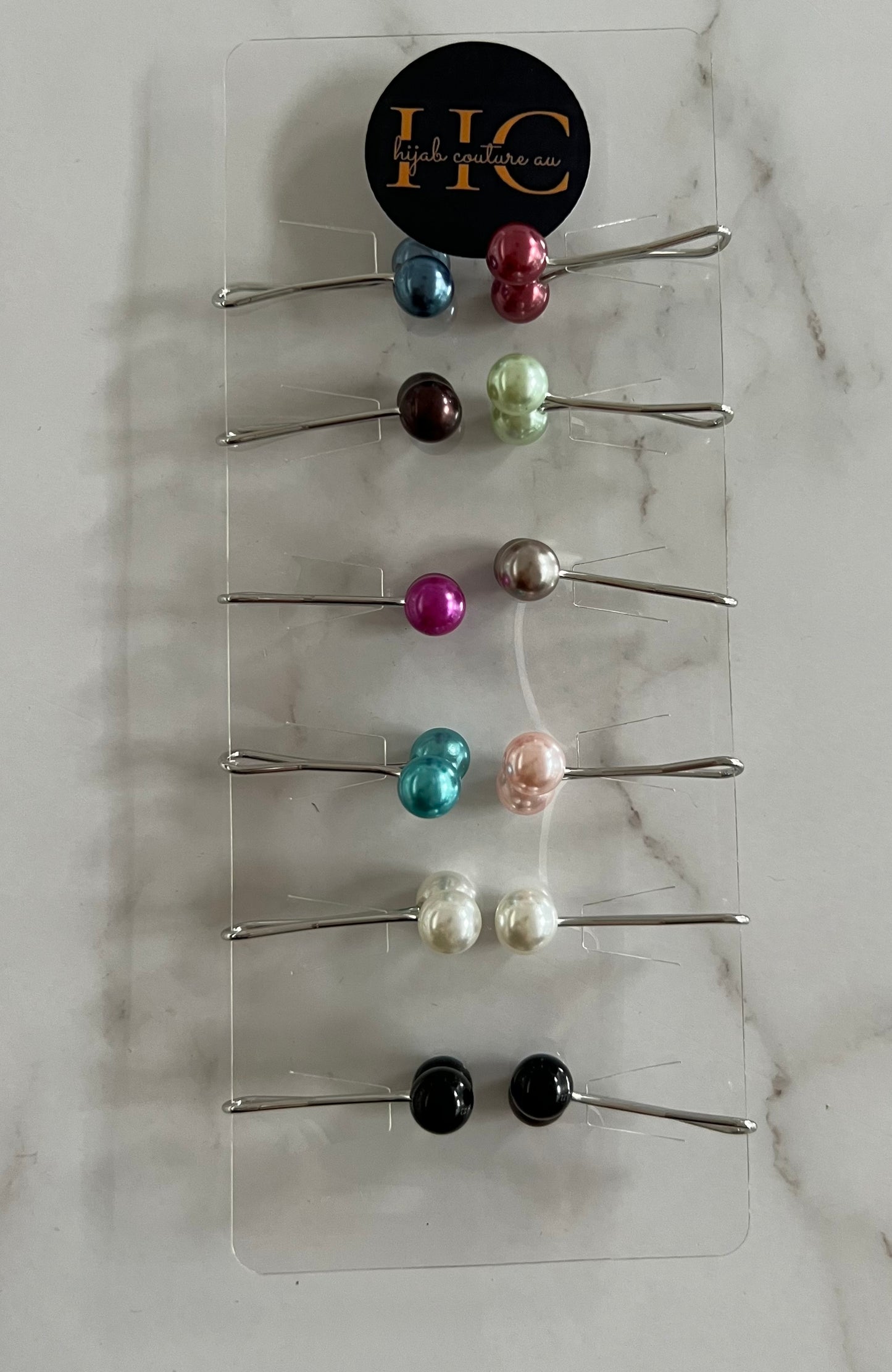 HC "Pinless" hijab pins