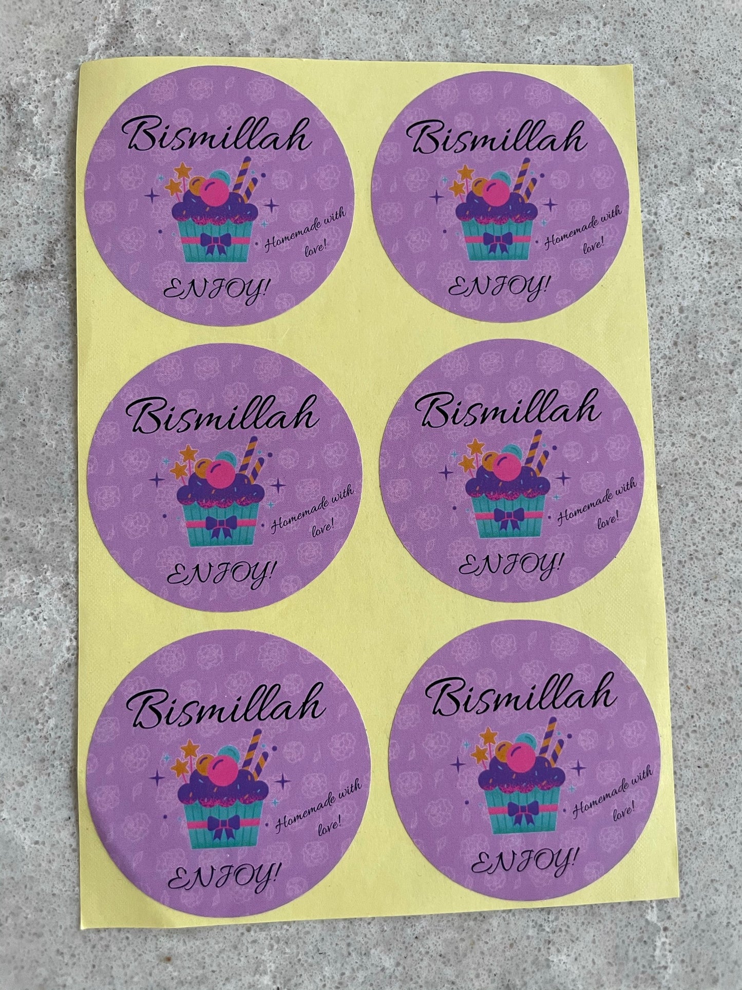 Bismillah stickers (last 30 pieces)