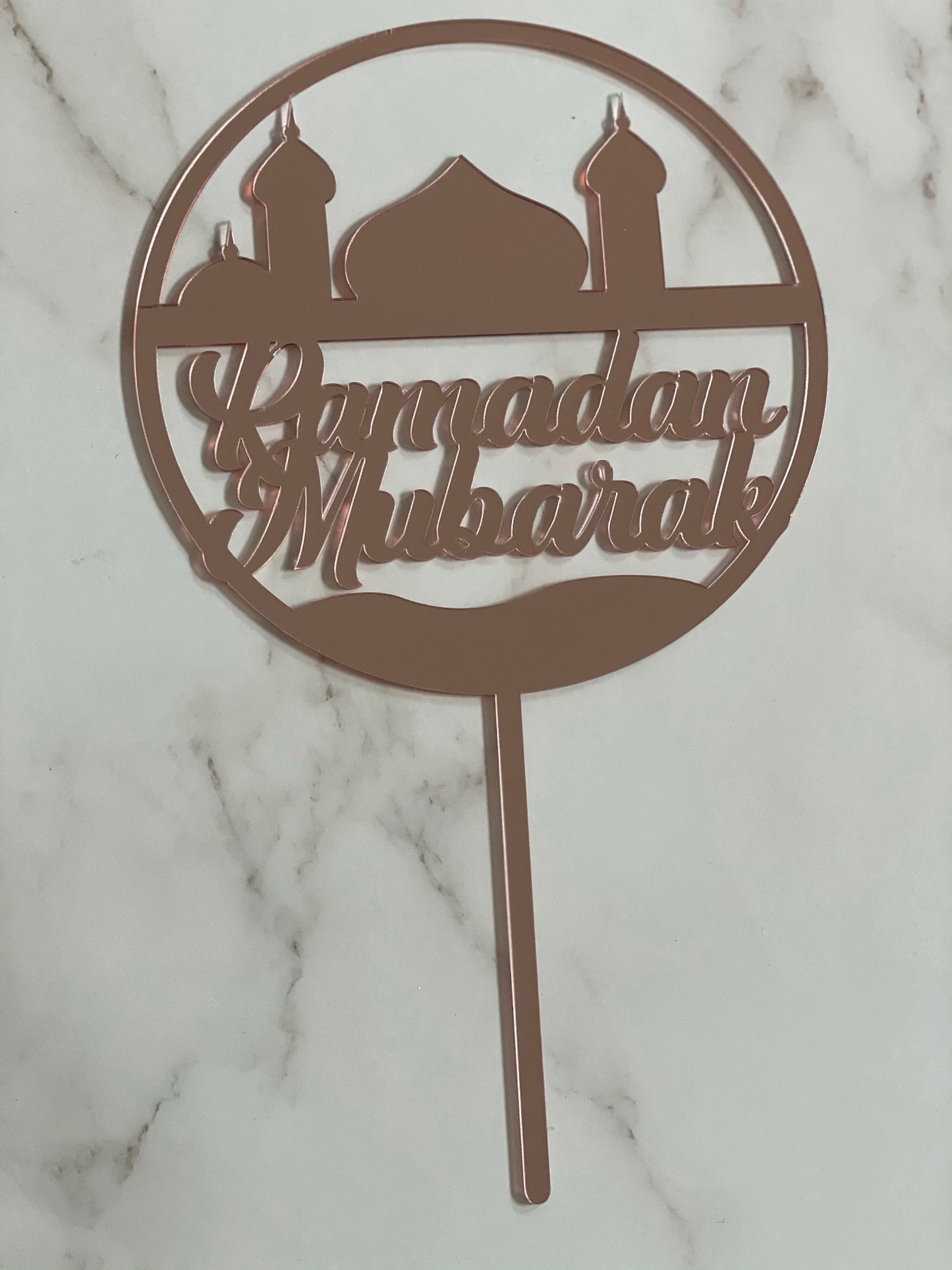 Ramadan Mubarak Cake Topper