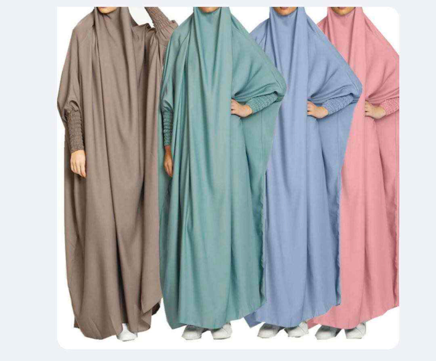 HC Ruche sleeve jilbabs