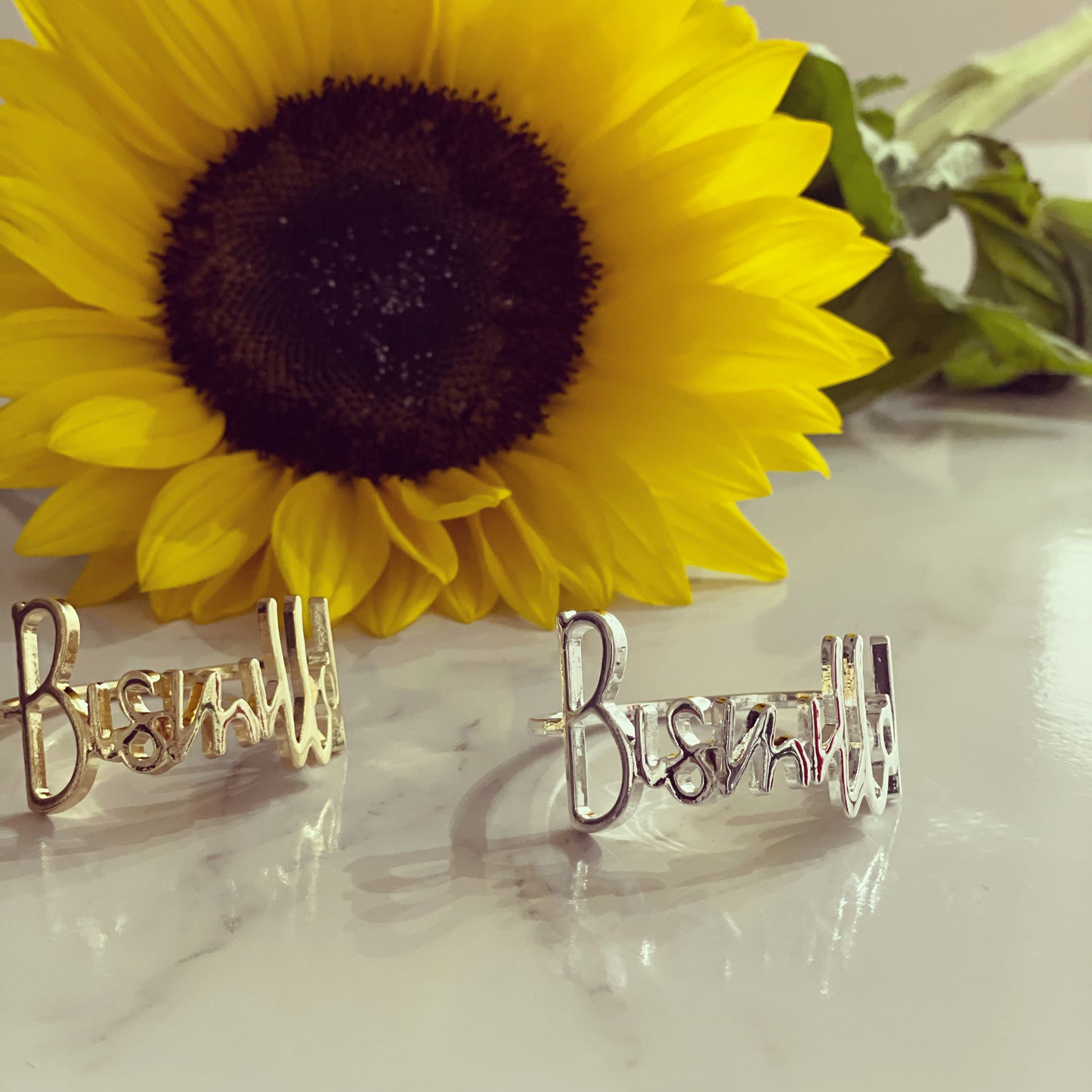 Bismillah napkin rings