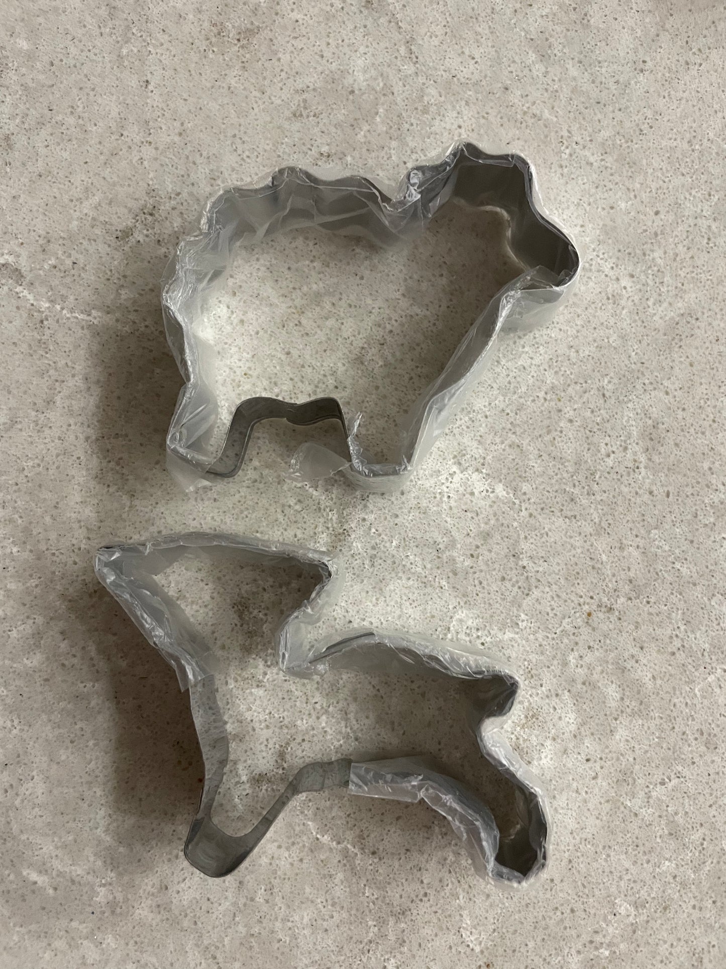 Sheep cookie cutters set of 2