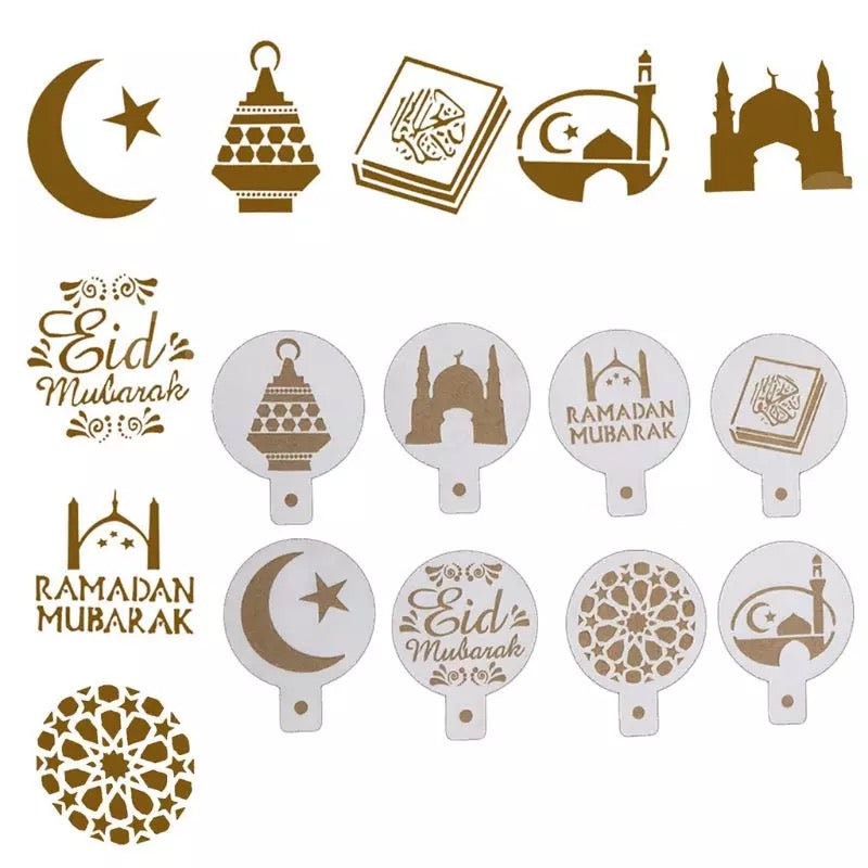 Eid Ramadan stencil set