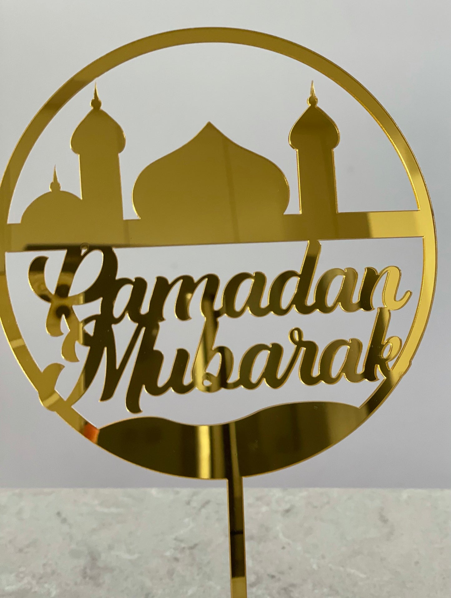 Ramadan Mubarak Cake Topper