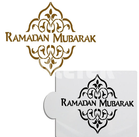 Ramadan Mubarak Cake stencil