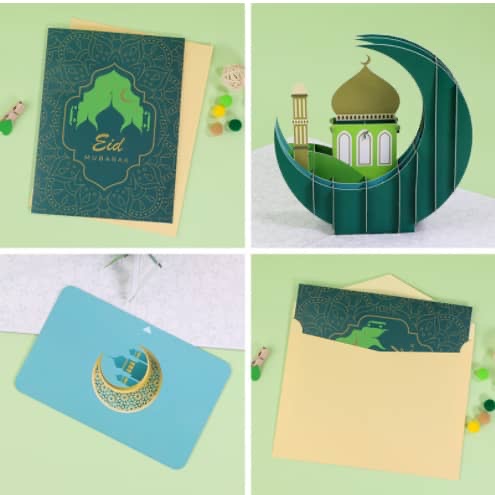 Eid pop up card