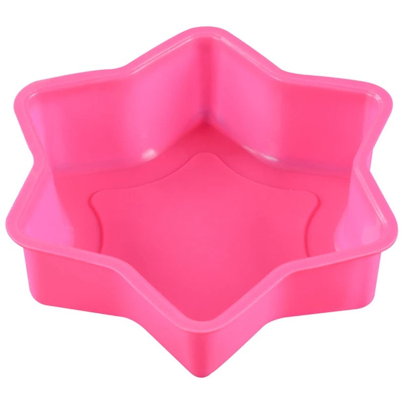 Star silicone cake mould-small (2 pieces)