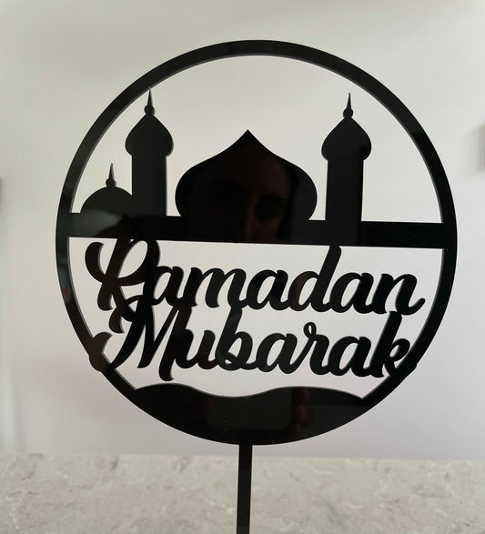 Ramadan Mubarak Cake Topper