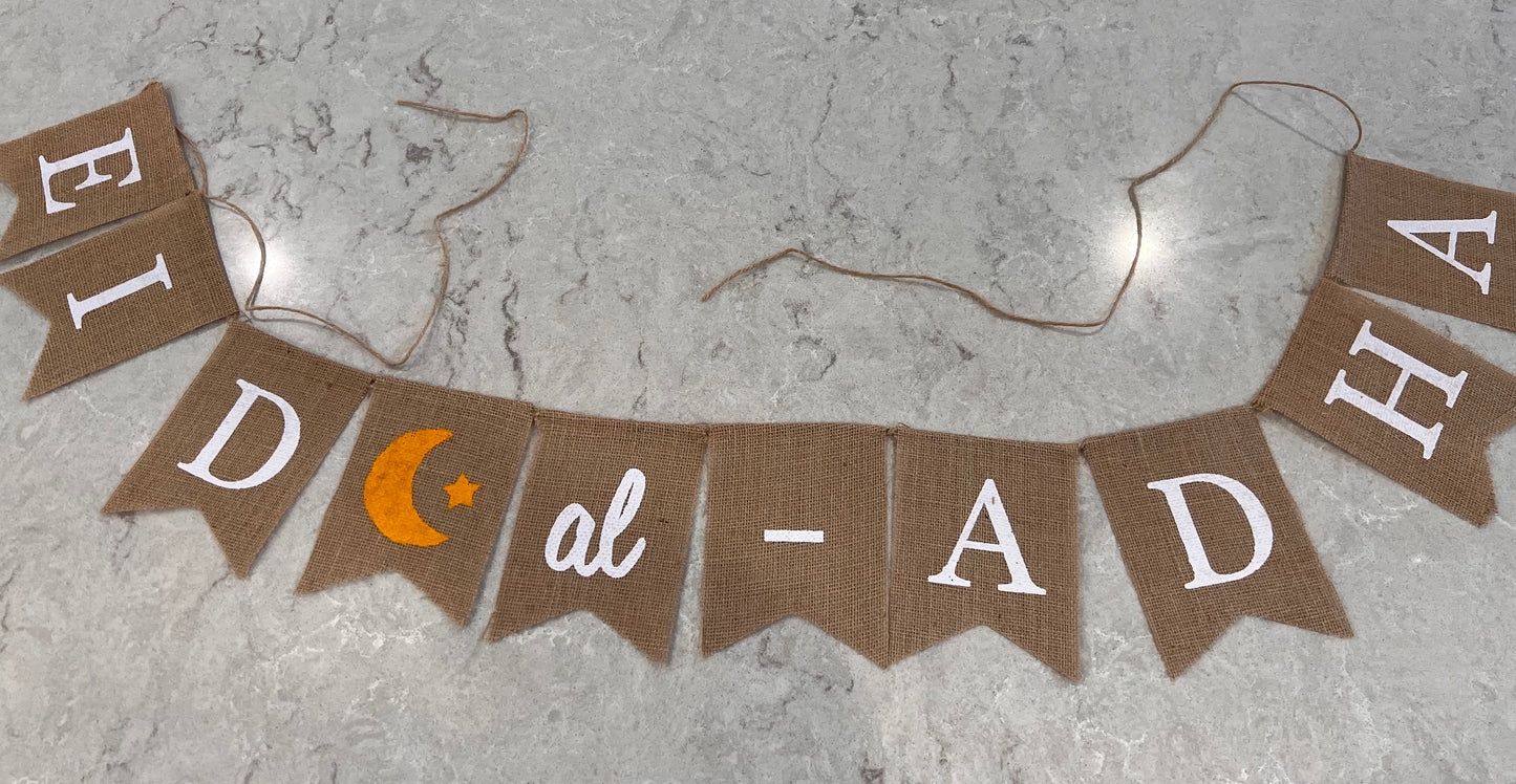 Eid Al Adha banner- linen