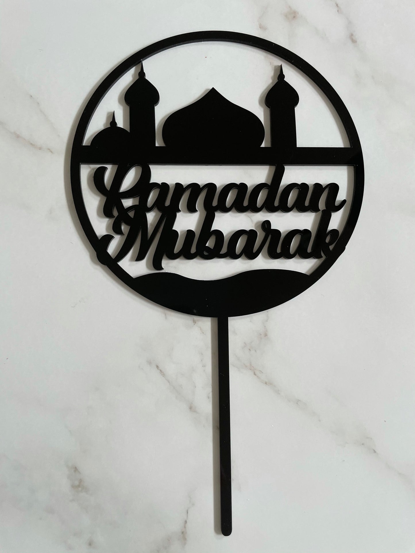 Ramadan Mubarak Cake Topper